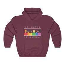 Load image into Gallery viewer, No Human is Illegal Hoodie