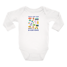 Load image into Gallery viewer, Toys Are For Everyone Long Sleeve Bodysuit