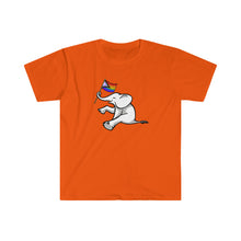 Load image into Gallery viewer, White Elephant Holiday Pride Flag Tee