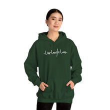 Load image into Gallery viewer, “Live, Laugh, Love” Hoodie.