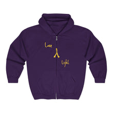Load image into Gallery viewer, Love & Light Full Zip Hoodie