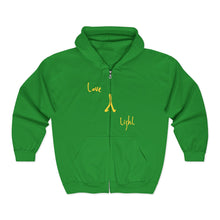 Load image into Gallery viewer, Love & Light Full Zip Hoodie