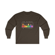 Load image into Gallery viewer, No Human is Illegal Long Sleeve T-Shirt