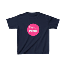 Load image into Gallery viewer, Boys Wear Pink Youth Graphic T-Shirt