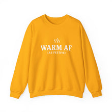 Load image into Gallery viewer, WARM AF (as festive) Holiday Crewneck