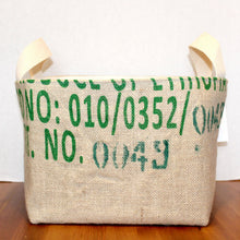 Load image into Gallery viewer, Haileslassie Ambaye coffee sack basket
