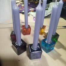 Load image into Gallery viewer, Glass Mini Candle Holders