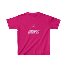Load image into Gallery viewer, Gender Equality is a Human Right Youth T-Shirt