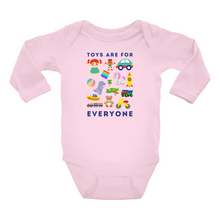 Load image into Gallery viewer, Toys Are For Everyone Long Sleeve Bodysuit