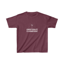 Load image into Gallery viewer, Gender Equality is a Human Right Youth T-Shirt