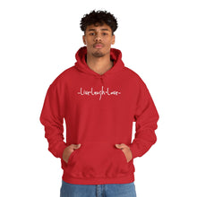 Load image into Gallery viewer, “Live, Laugh, Love” Hoodie.