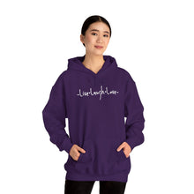 Load image into Gallery viewer, “Live, Laugh, Love” Hoodie.