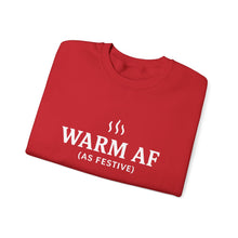 Load image into Gallery viewer, WARM AF (as festive) Holiday Crewneck