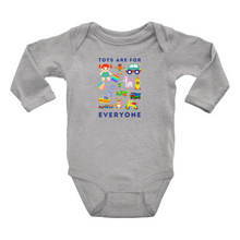 Load image into Gallery viewer, Toys Are For Everyone Long Sleeve Bodysuit