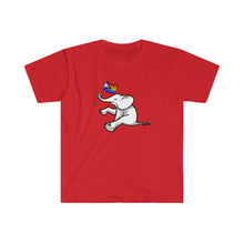 Load image into Gallery viewer, White Elephant Holiday Pride Flag Tee