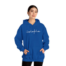 Load image into Gallery viewer, “Live, Laugh, Love” Hoodie.