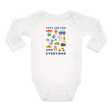 Load image into Gallery viewer, Toys Are For Everyone Long Sleeve Bodysuit