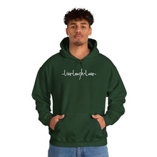 Load image into Gallery viewer, “Live, Laugh, Love” Hoodie.