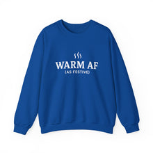 Load image into Gallery viewer, WARM AF (as festive) Holiday Crewneck