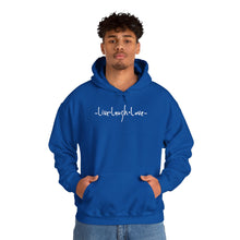 Load image into Gallery viewer, “Live, Laugh, Love” Hoodie.
