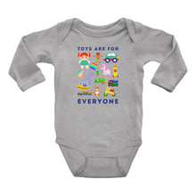 Load image into Gallery viewer, Toys Are For Everyone Long Sleeve Bodysuit