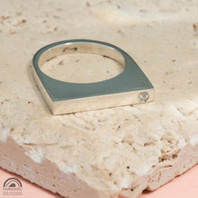 Load image into Gallery viewer, High Top Signet in Fairmined Silver
