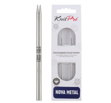Load image into Gallery viewer, Knitter's Pride Nova Platina 6" Double Pointed Needles (Knit Pro Nova Metal)