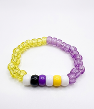 Load image into Gallery viewer, Non-Binary Pride Kandi Bracelet