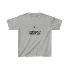 Load image into Gallery viewer, Gender Equality is a Human Right Youth T-Shirt