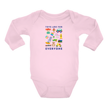 Load image into Gallery viewer, Toys Are For Everyone Long Sleeve Bodysuit