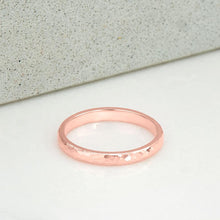 Load image into Gallery viewer, Dappled Ring in Rose Gold - Malleable Jewellers