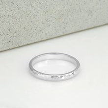 Load image into Gallery viewer, Dappled Ring in White Gold - Malleable Jewellers