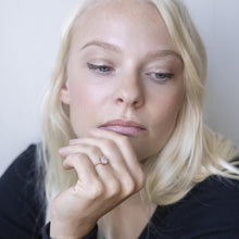 Load image into Gallery viewer, Diamond Spiral Ring in Rose Gold - Malleable Jewellers