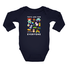 Load image into Gallery viewer, Toys Are For Everyone Long Sleeve Bodysuit