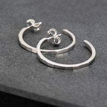 Load image into Gallery viewer, Flash Hoops in Sterling Silver - Malleable Jewellers