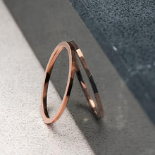 Load image into Gallery viewer, Flash Stacker in Rose Gold - Malleable Jewellers