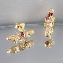 Load image into Gallery viewer, Globular Kimberlite Studs in Yellow Gold - Malleable Jewellers