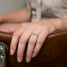 Load image into Gallery viewer, Hammer Finished Band Ring in Sterling Silver - Malleable Jewellers