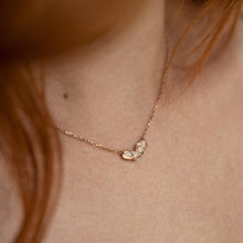 Load image into Gallery viewer, Iridescent Necklace in Rose Gold - Malleable Jewellers