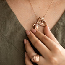 Load image into Gallery viewer, Kimberlite Heart Locket in Rose Gold - Malleable Jewellers