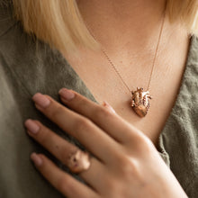 Load image into Gallery viewer, Kimberlite Heart Locket in Rose Gold - Malleable Jewellers