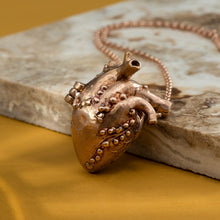 Load image into Gallery viewer, Kimberlite Heart Locket in Rose Gold - Malleable Jewellers