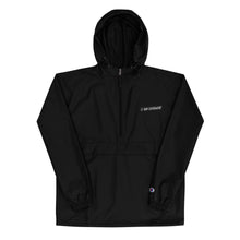 Load image into Gallery viewer, I Am Enough Embroidered Champion Packable Jacket