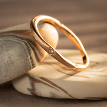 Load image into Gallery viewer, Organic Star Ring in Rose Gold - Malleable Jewellers