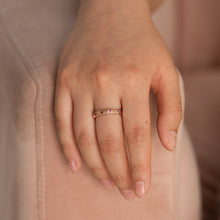 Load image into Gallery viewer, Padparadscha Kimberlite Eternity in Fairmined Eco Rose Gold - Malleable Jewellers