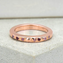 Load image into Gallery viewer, Pink Sapphire Kimberlite Ring in Rose Gold - Malleable Jewellers