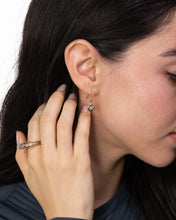 Load image into Gallery viewer, Rough Diamond Droplet Kimberlite Earrings in Yellow Gold - Malleable Jewellers