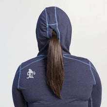 Load image into Gallery viewer, Run Little Monkey bamboo hoodie with pony tail hole