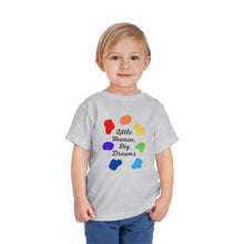 Load image into Gallery viewer, Little Human, Big Dreams Toddler T-Shirt