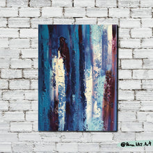 Load image into Gallery viewer, "A Winter Forest at Dawn" - Original Acrylic Painting